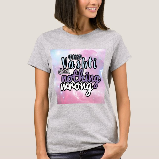 T-shirt de la reine Vashti Purim (Devant)