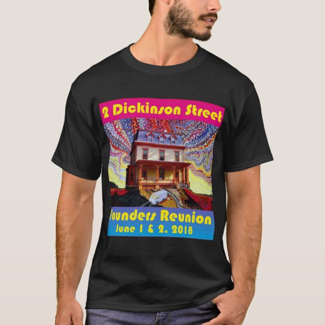 T-shirt de la Réunion de 2 de Dickinson fondateurs (Devant)