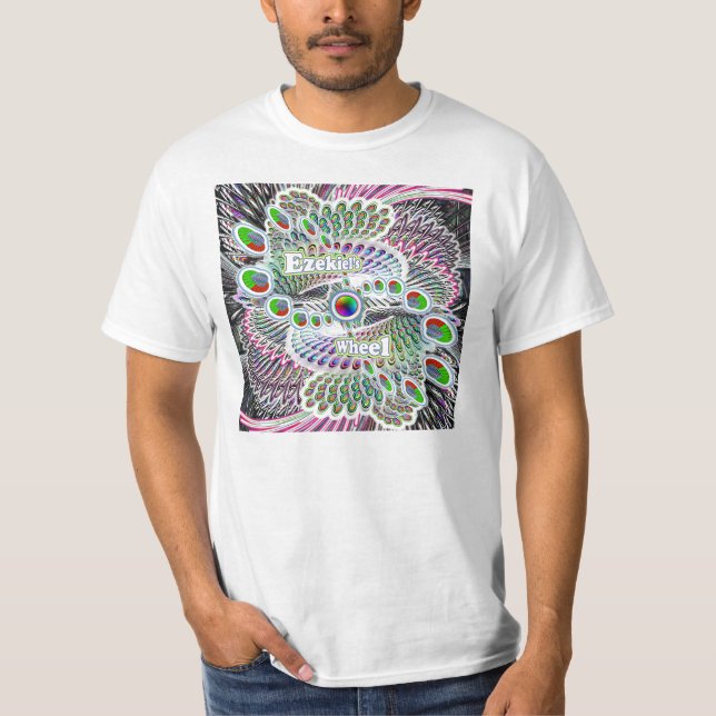 T-shirt de la roue d'Ezekiel (Devant)
