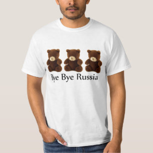 T-shirt de la Russie d'au revoir
