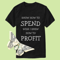 T-shirt de la sagesse financière : savoir comment