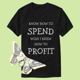 T-shirt de la sagesse financière : savoir comment 