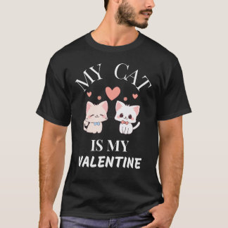 T-Shirt de la Saint-Valentin Amoureux des chats - 