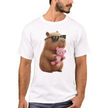 T-shirt de la Saint-Valentin avec un ours en peluc