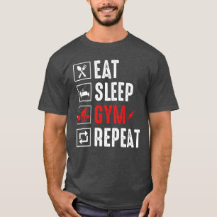 T-shirt de la salle de gym de sommeil