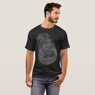 T-shirt de la Science légale d'empreinte digitale
