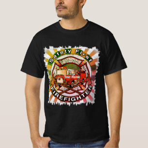 T-shirt de la sécurité du premier pompier