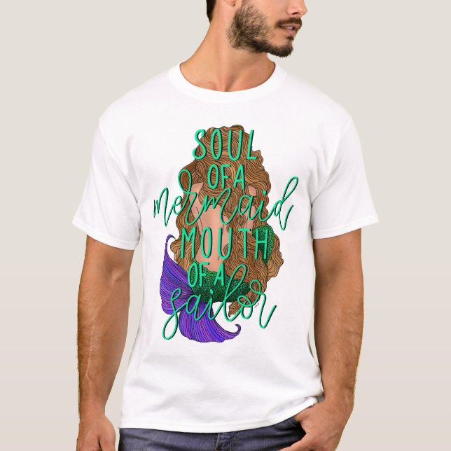 T-shirt de la sirène (Devant)