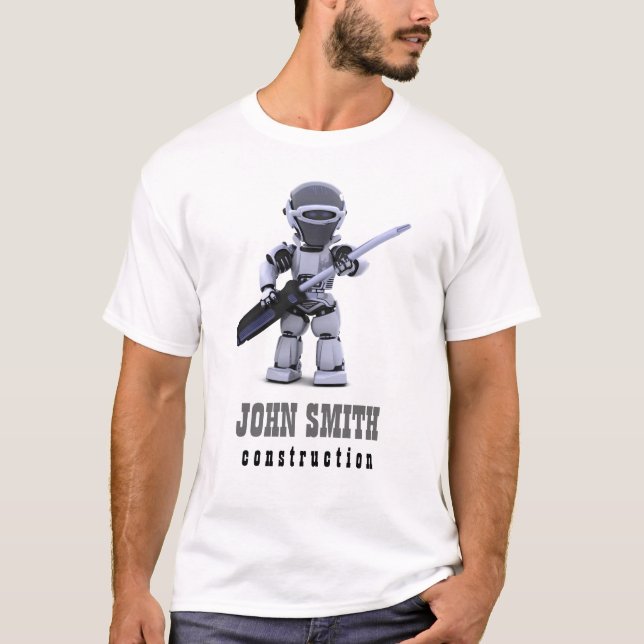 T-shirt de la société de construction (Devant)