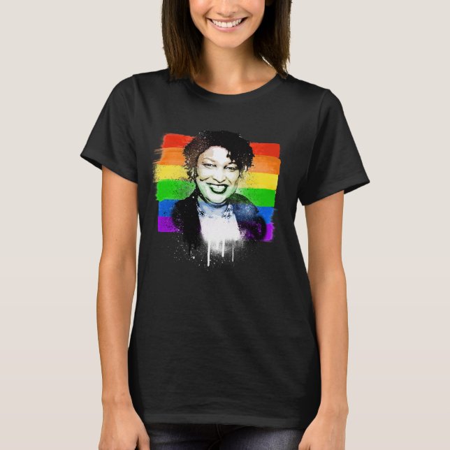 T-shirt de la Stacey Abrams Pride (Devant)