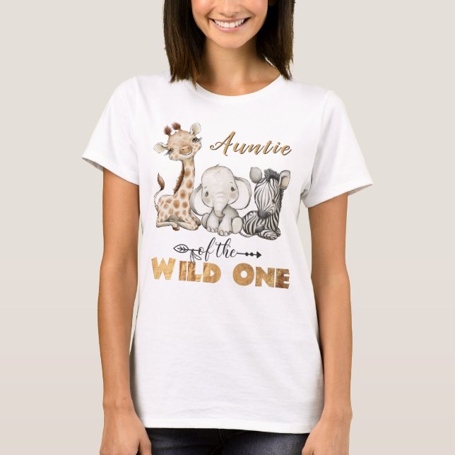 T-shirt de la tante du Wild One Gold Foil (Devant)