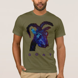 T-shirt de la tête de chèvre