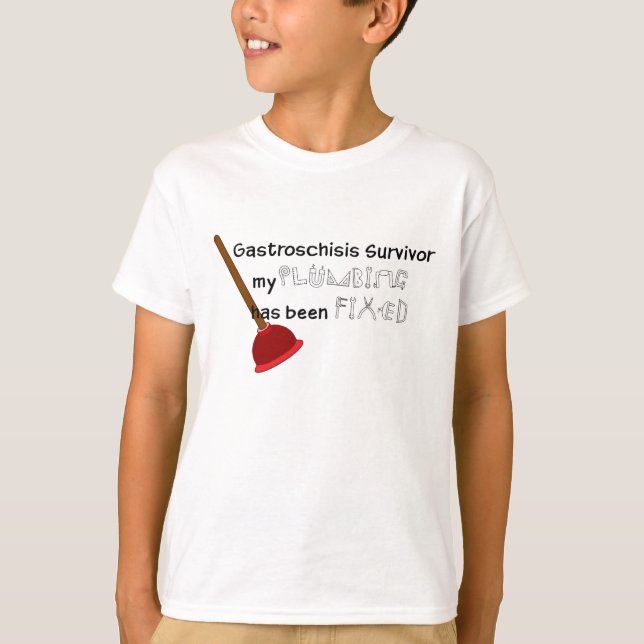 T-shirt de la tuyauterie du garçon (Devant)