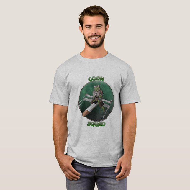 T-shirt de la vague 2 de peloton de crétin (Devant entier)