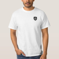 T-shirt de la valeur masculine avec le trident ukr