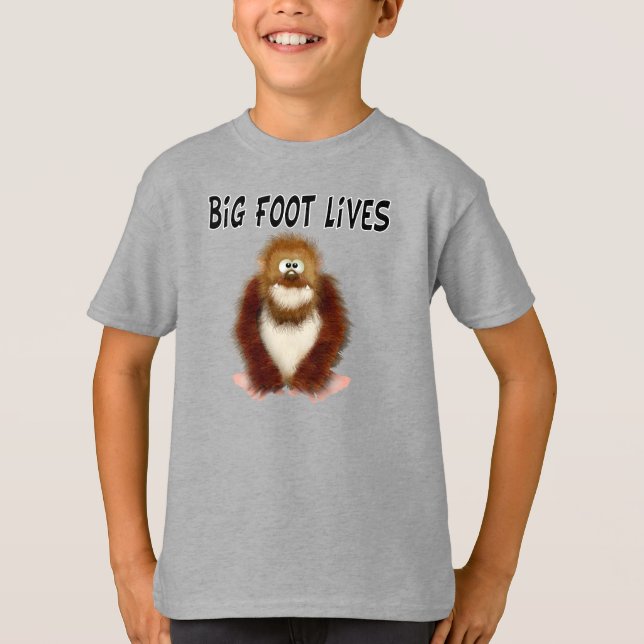 T-shirt de la vie de Big foot (Devant)