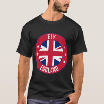 T-shirt de la ville d'Ely, Angleterre | Fierté de
