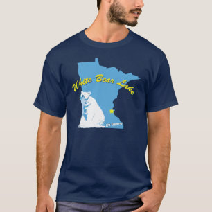 T-shirt de lac bear blanc