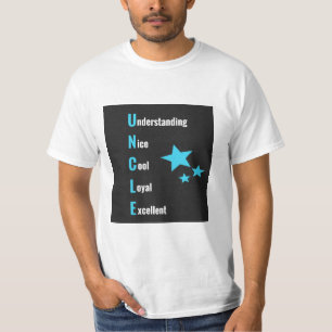 T-shirt de l'acronyme UNCLE