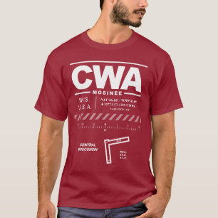 T-Shirt de l'aéroport central du Wisconsin