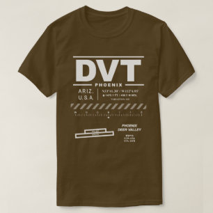 T-shirt de l'aéroport de Phoenix Deer Valley