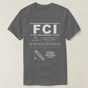 T-shirt de l'aéroport exécutif de Richmond