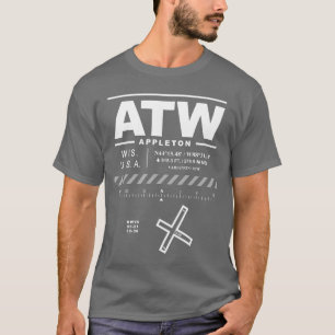 T-shirt de l'aéroport international d'Appleton