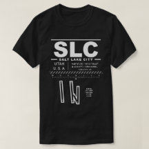 T-Shirt de l'aéroport international de Salt Lake C
