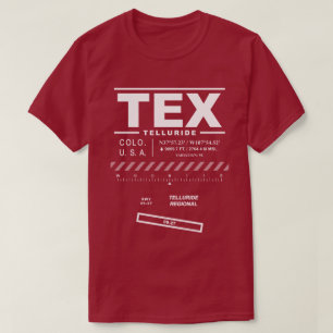 T-shirt de l'aéroport régional de Telluride
