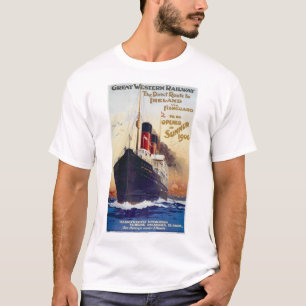 T-shirt de l'affiche d'adversion Vintage voyage
