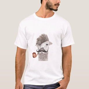 T-shirt de lama de hippie