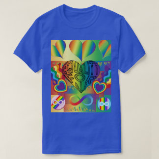 T-shirt de l'amour de fierté