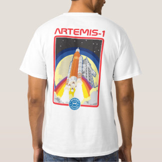 T-shirt de lancement Space Hipsters® Artemis-1 - B