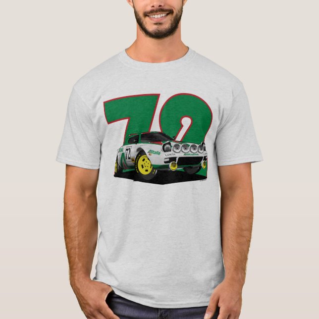 T-shirt de Lancia Stratos (Devant)