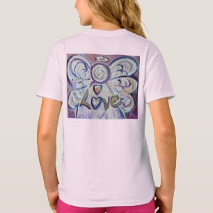 T-shirt de l'ange d'inspiration d'amour (Art sur l