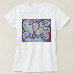 T-shirt de l'ange d'inspiration d'amour (côté avan