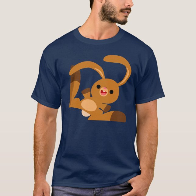 T-shirt de lapin de jolies danses (Devant)
