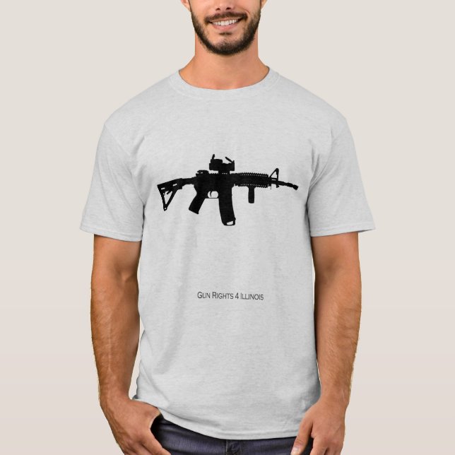 T-shirt de l'AR15 des hommes (Devant)