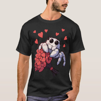 T-Shirt de l'araignée de Saint-Valentin