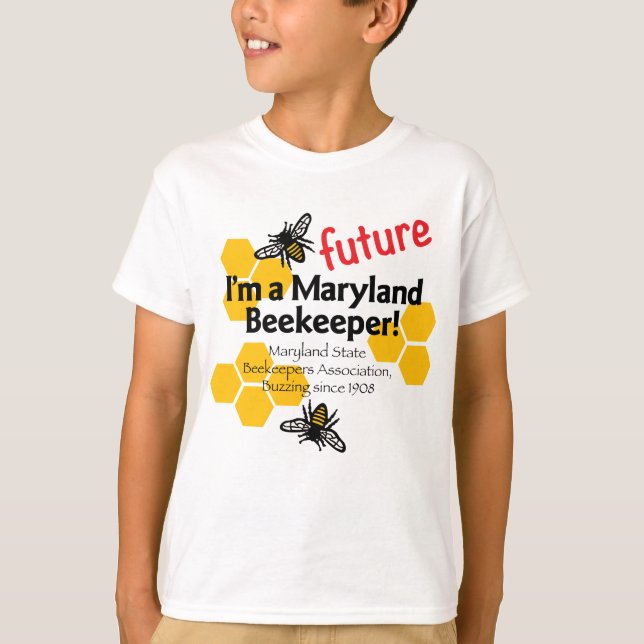 T-shirt de l'Association des apiculteurs du Maryla (Devant)
