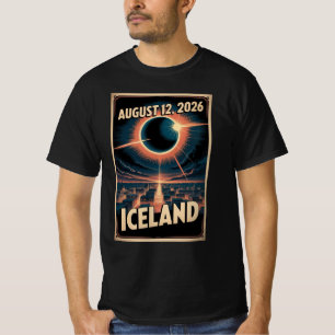 T-shirt de l'éclipse solaire en Islande 2026 Group