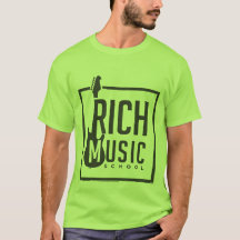 T-shirt de l'école de musique riche en couleurs