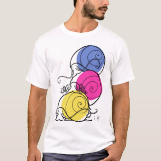 T-shirt de l'encolure ras du cou des hommes de