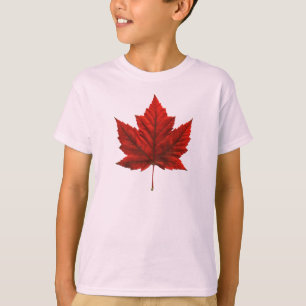 T-shirt de l'enfant pour le Canada Tee Ringer Mapl