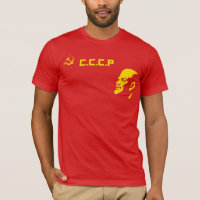 T-shirt de Lénine de marteau et de faucille de