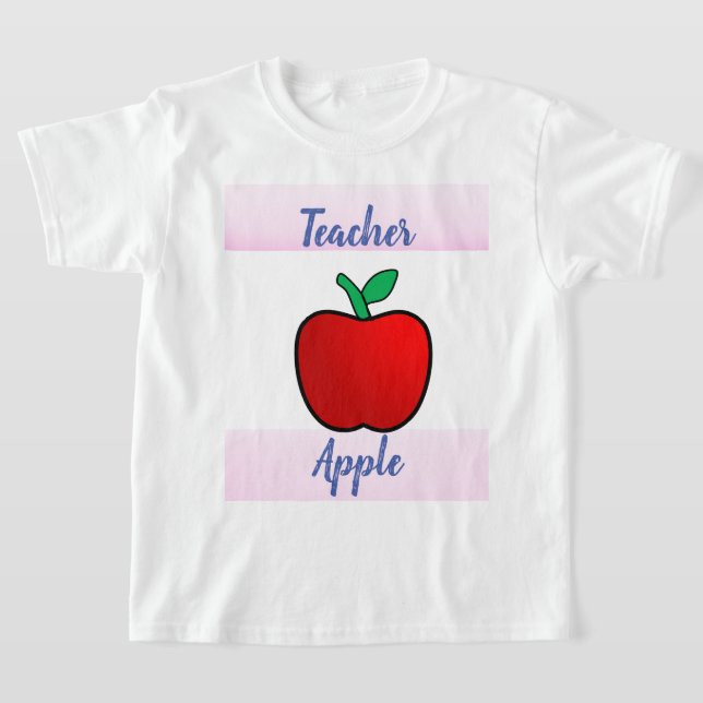 T-shirt de l'enseignant Apple (Poser)
