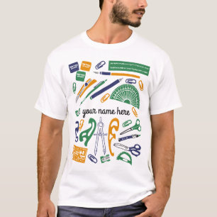 T-shirt de l'enseignant de mathématiques personna