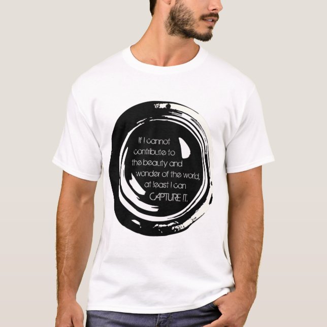 T-Shirt de lentilles de caméra (Devant)