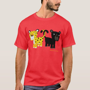 T-shirt de léopards d'amour