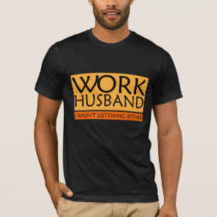T-shirt de l'époux de travail